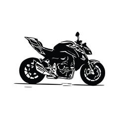 Motorcycle silhouette Vector. Art Vectorizer.