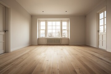 Fototapeta premium interior of apartment or new construction, generative ai