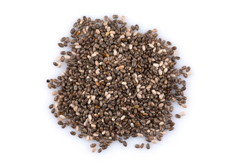 Chia seeds closeup