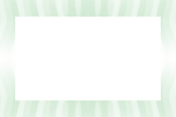 緑色のソフトな油彩テクスチャのフレーム素材(透過)