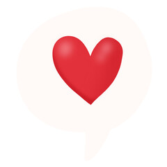 red heart, Like, heart, chat, love ,heart,logo,icon,png