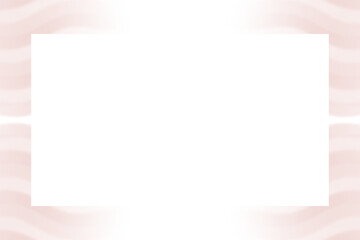 淡い赤色の油彩ブラシのフレーム背景素材(透過)