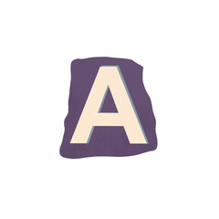 Cutout Letter A