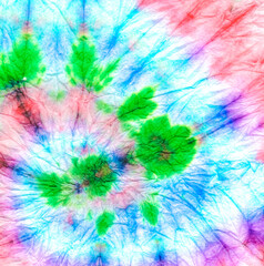 Girly Spiral Tie Dye. Tiedye Color Pattern. Shirt