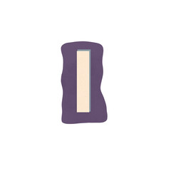 Cutout Letter I