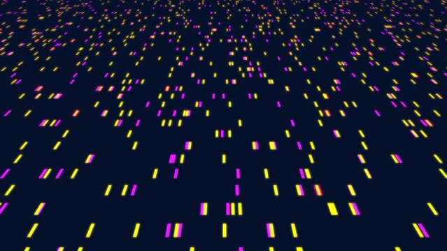 Big Genomic Data Visualization - DNA Test, Barcoding, Genome Map Architecture. Available in 4K video render animation footage.