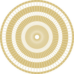 Beautiful round pattern. Vector file for designs.