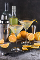 Lemon drop martini with zest offers a sophisticated twist to a cocktail. This light and savory...