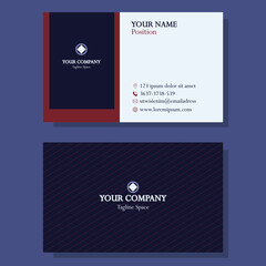 Our modern business card design features a clean and simple layout with a sleek, professional touch. Stand out from the crowd with a card that makes a lasting impression.