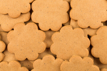 Gingerbread star cookies