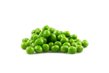 Pile of green wet pea