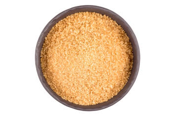 brown sugar in a dark bowl