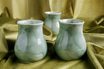 A ceramic jugs for mulled vine.
