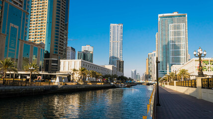 Fototapeta premium Sharjah city at the day