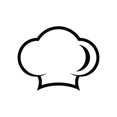 Chef hat icon on trendy design
