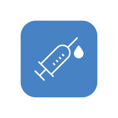 Injection icon vector stock.