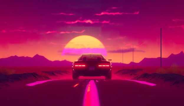 synthwave Retro gaming (ai generate)