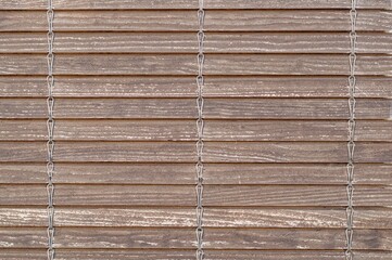 Weathered wooden blinds