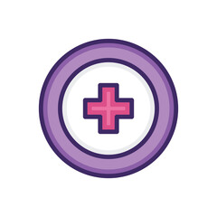 Healthcare icon vector stock.