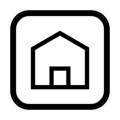 Home line icon.	
