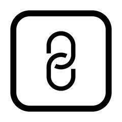 Link chain icon.	
