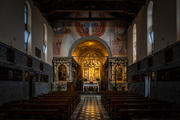 Fototapeta na wymiar Marian Shrine of Castelmonte. Cividale del Friuli