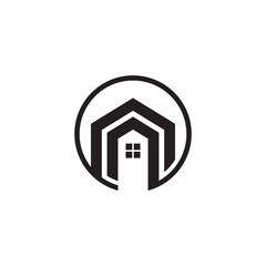 Creative Real Estate Logo Design with Modern House Icon, Letter S Shape, Property Sale, Realtor, Construction, Architecture, Home Buying, Selling, Brokerage, Apartment, Corporate Identity,