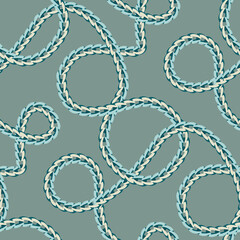 Abstract Seamless Pattern of Needlework Imitation