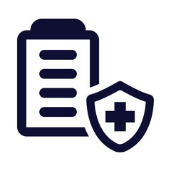 form, medical, plus, insurance, safety, medical insurance form icon