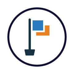 award, flag, award flag icon