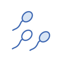  male sperm icon vector stock.