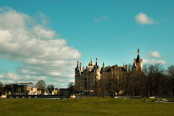 Obraz premium castle against the sky
