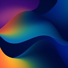 Abstract blend colorful gradient background for cover design. Abstract design element. Multicolor wallpaper. Blue background.
