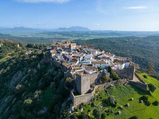 Fototapeta premium Castillo de Castellar de la Frontera en la provincia de Cádiz, España