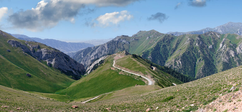Moldo Ashuu Pass, Naryn Region, Kyrgyzstan