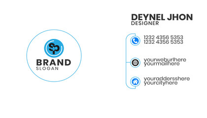 Vector design formal red modern business card