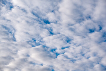 pattern blue day sky with white clouds