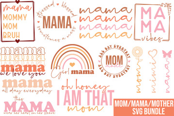 retro mother's day svg bundle