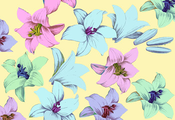 Digital And Textile Design Pattern