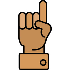 Raised Finger Icon