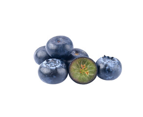  bilberry ,  blueberry     isolated    on  transparent png