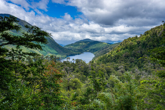 Tinquilco lake, Huerquehue National Park, Pucon, Chile