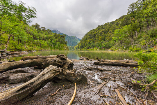 El Toro Lake, Huerquehue National Park, Pucon, Chile