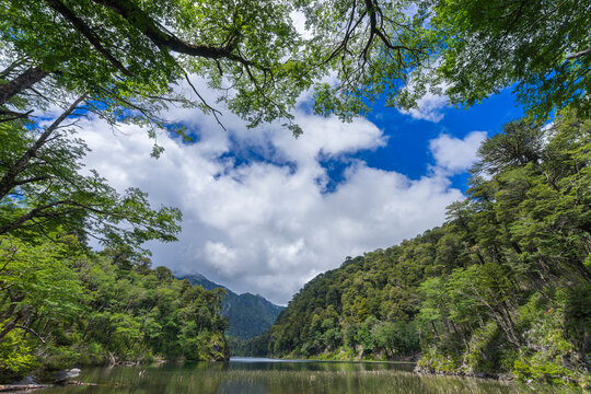 El Toro Lake, Huerquehue National Park, Pucon, Chile