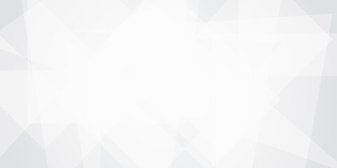 Abstract modern white and grey geometric triangle lines vector backgrounds. Design use for poster, template, banner, wallpaper background.