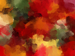 Obraz na płótnie Canvas Colorful oil paint brush background
