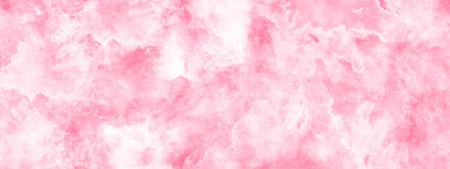 Abstract Pink watercolor background texture, Watercolor painted background. Brush stroked painting. Modern Pink Watercolor Grunge