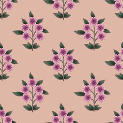 Digital Textile Design and Beautiful ethnic and Mughal art Pattern and motif, digital print 