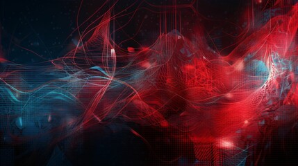 arrière plan graphique, intelligence artificielle et informatique, réseaux et connexion, illustration graphique ia générative 2