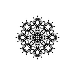 modern and cool mandala illustration.